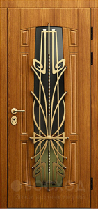 Дверь с ковкой №9 - фото