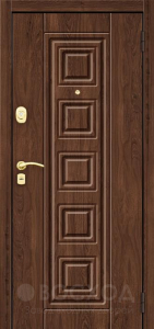 Фото стальная дверь МДФ №355 с отделкой МДФ ПВХ