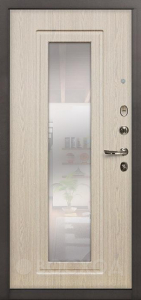 Фото  Стальная дверь Дверь с зеркалом и шумоизоляцией №25 с отделкой МДФ ПВХ