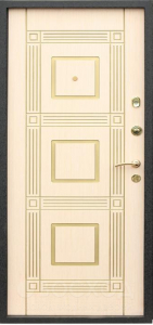 Фото  Стальная дверь Дверь для деревянного дома №13 с отделкой МДФ ПВХ
