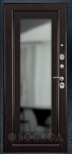 Фото  Стальная дверь Трёхконтурная дверь с зеркалом №11 с отделкой МДФ ПВХ