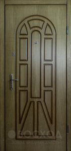 Фото стальная дверь Дверь в дом из бруса №3 с отделкой Порошковое напыление