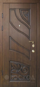 Фото  Стальная дверь Дверь для деревянного дома №15 с отделкой Ламинат